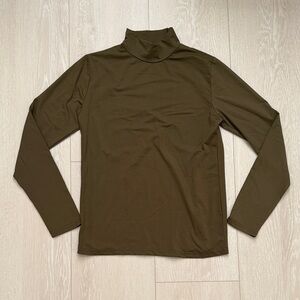 3/$10 Women's Olive Long Sleeve Turtleneck Top